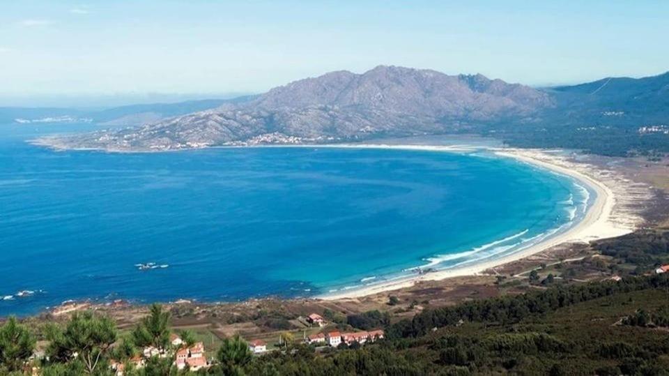 La Casita Alere En Playa Carnota Con Patio Y Barbacoa Villa Exterior foto